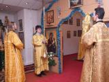 Посещение Епископом Крестовоздвиженского храма 1 января 2012 г.