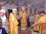 Посещение Епископом Крестовоздвиженского храма 1 января 2012 г.