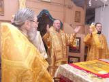 Посещение Епископом Крестовоздвиженского храма 1 января 2012 г.