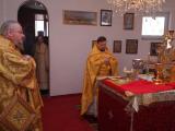Посещение Епископом Крестовоздвиженского храма 1 января 2012 г.